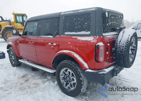 2024 Ford Bronco Outer Banks z USA, uszkodzony, nr VIN 1FMEE8BP5RLA66485